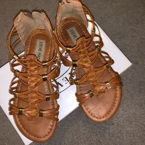 Steve Madden Girls Size 12 TCRETEE COGNAC